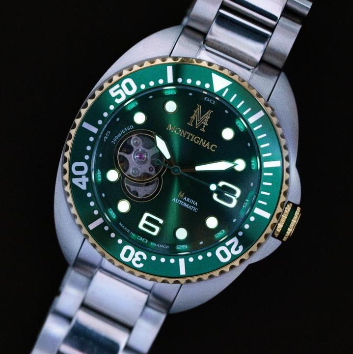 Produktbild Montignac Automatische Uhr Marina (Skeleton-Uhr, 42 mm)