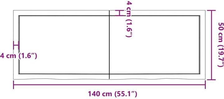 Image du produit VidaXL Gianna (140 x 50 x 4 cm)