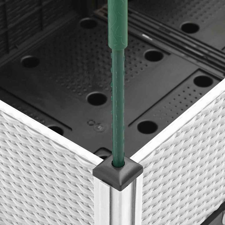 Image du produit VidaXL Bac à plantes avec treillis PP