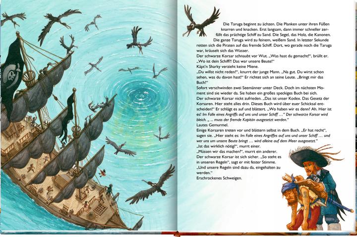 Actual product image Käpt'n Sharky – Der schwarze Korsar (German, Jutta Longreuter, Jeremy Langreuter, 2024)