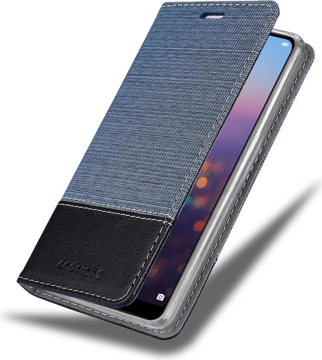 Produktbild Cadorabo Book Jeans Optik Cover (Huawei P20 Pro)