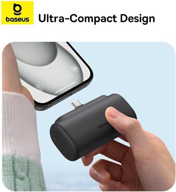 Produktbild Baseus Compact Series Fast Charging USB-C Powerbank 20W (5000 mAh, 20 W, 18 Wh)