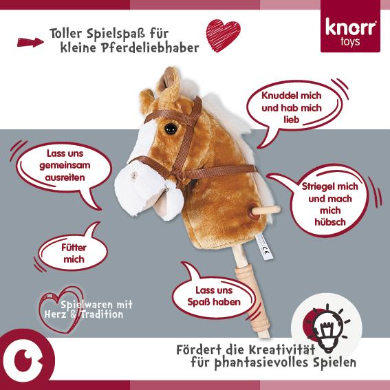 Immagine prodotto Knorrtoys Steckenpferd "Brauny"