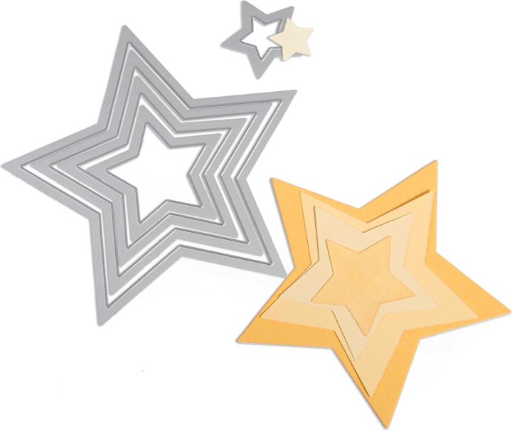Produktbild Sizzix Framelits Stanzschablonen-Set 5 PK Sterne