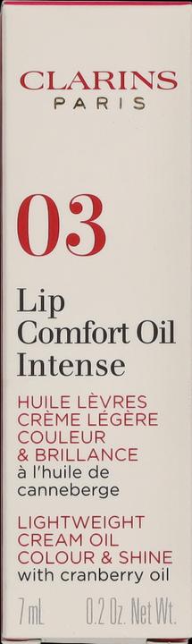 Actual product image Clarins Lip Comfort Oil Intense - Intense Raspberry 03 (No. 03 Intense Raspberry)