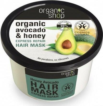 Immagine prodotto Organic Shop Maschera per capelli al miele e avocado, 250 ml (250 ml)