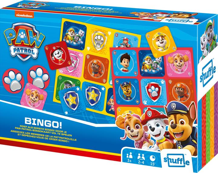 Actual product image Cartamundi "Card World Shuffle" – "Paw Patrol Bingo"! (Polish)