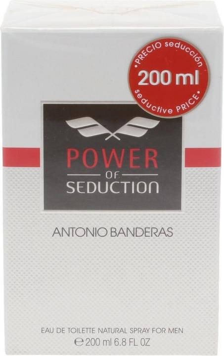 Actual product image Antonio Banderas Power of Seduction by Eau de Toilette Spray 200 ml (Eau de toilette, 200 ml)