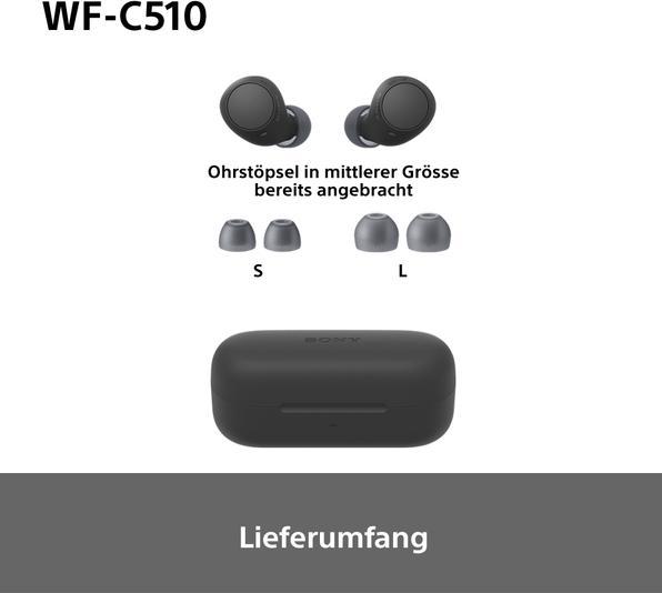 Image du produit Sony WF-C510 (pas de réduction du bruit, 11 h, Sans fil)