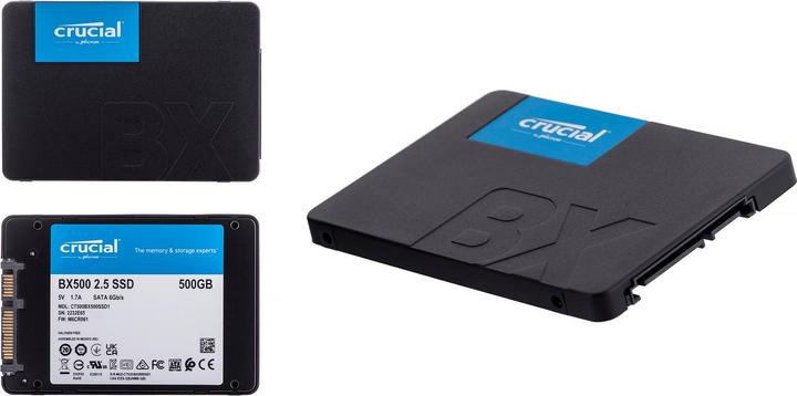 Produktbild Crucial BX500 (500 GB, 2.5")