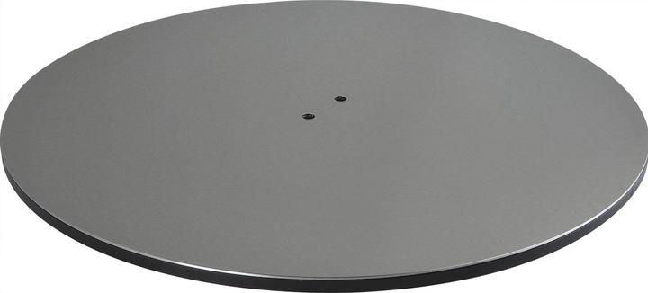 Produktbild Simausrom Jaco Bodenplatte mit Anschraubplatte ø 450 mm, schwarz/Edelstahl gebürstet