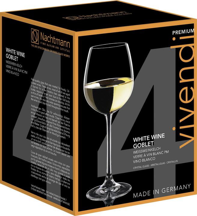 Produktbild Nachtmann Vivendi Weissweinglas 4-er Set (38.70 cl, 4 Gläser, Weissweingläser)
