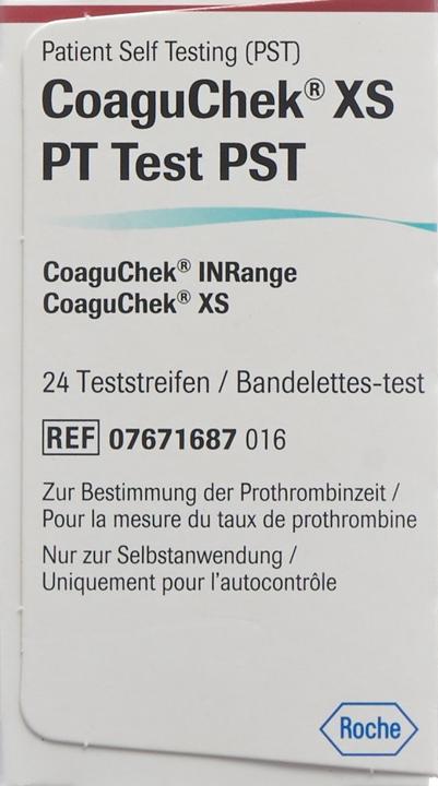 Produktbild CoaguChek XS PT PST, 24 Stück (24 x)