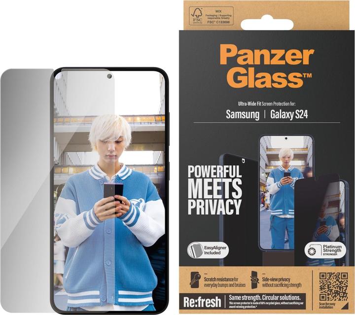 Produktbild PanzerGlass Privacy (1 Stück, Samsung Galaxy S24)