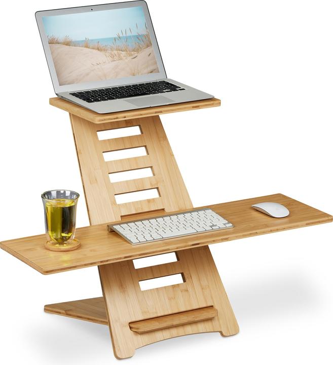 Actual product image Relaxdays Standing desk attachment