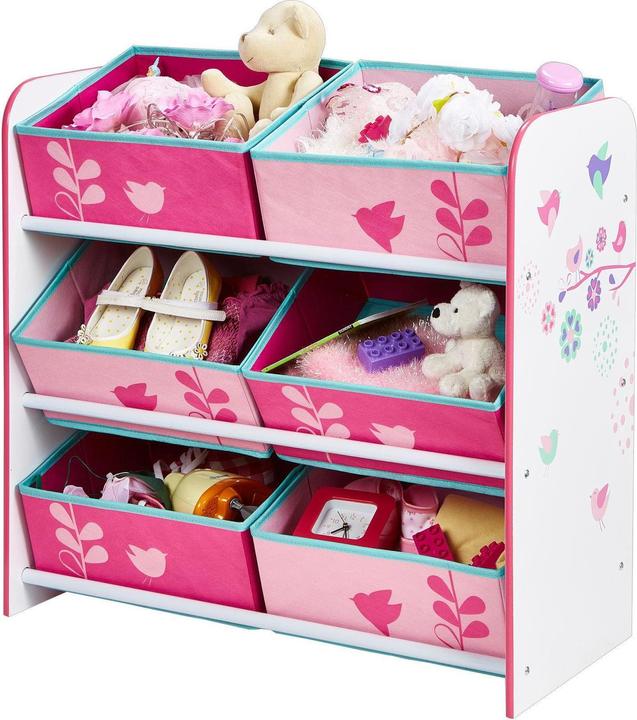 Actual product image Worlds Apart World Apart storage shelf flowers and birds