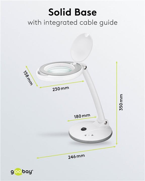 Image du produit Goobay LED-Stand-Lupenleuchte (450 lm)