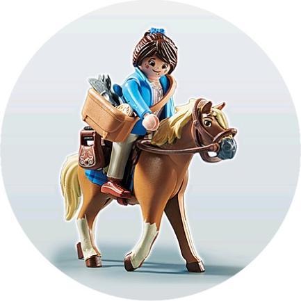 Image du produit Playmobil Le film Marla avec un cheval (70072, Playmobil The Movie)