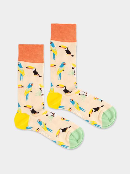 Actual product image DillySocks Sand Aviary (Single pack, One size)