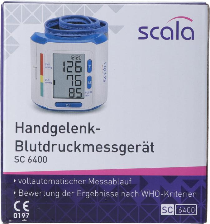 Image du produit Scala Moniteur de pression sanguine au poignet SC 6400 (Tensiomètre au poignet)