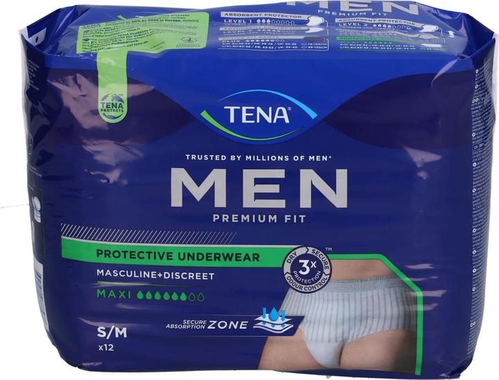 Actual product image Tena MEN Prem/Prot. underwear level 4 M. (12 x, Regular, Mini)