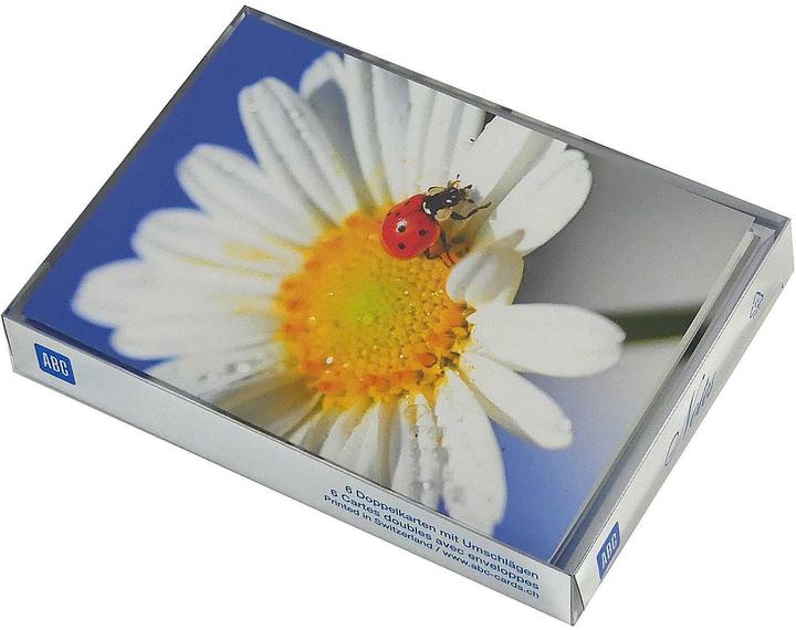 Produktbild ABC Motivkarte Blumen A6, 6 Stück (6 Stk.)