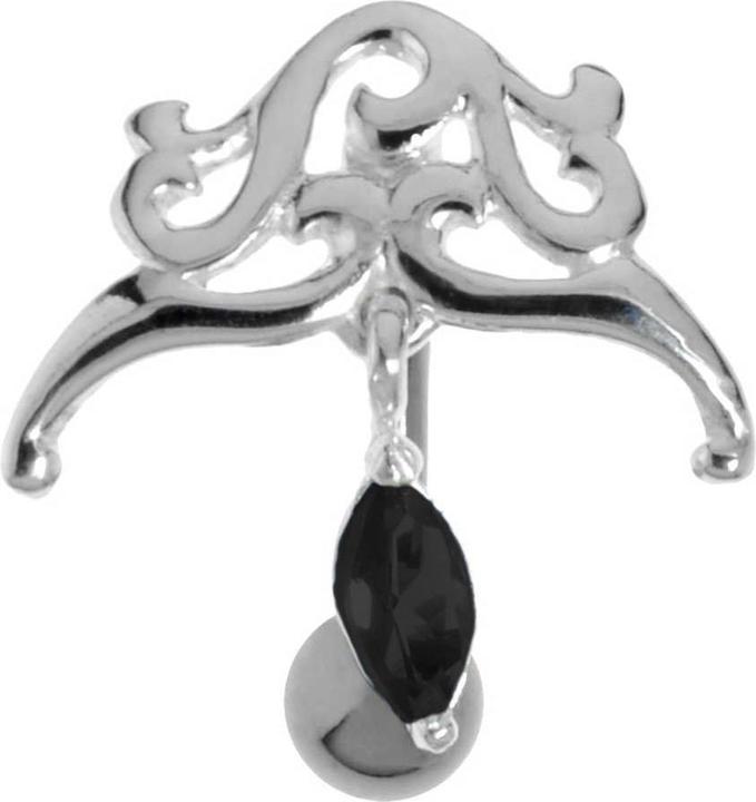 Bijouteria Bauchpiercing (Zirkonia, Chirurgenstahl 316L, Silber 925)