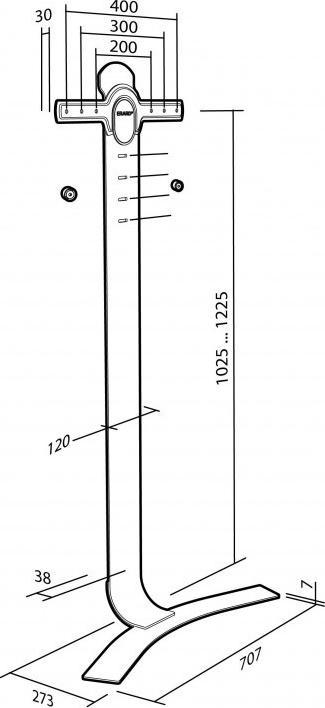 Image du produit Erard Standit 400 (65", 30 kg)