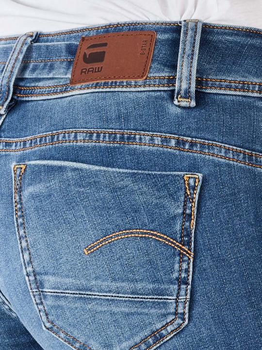 Produktbild G-Star Midge Zip Mid Straight Jeans medium indigo aged (W24/L32)