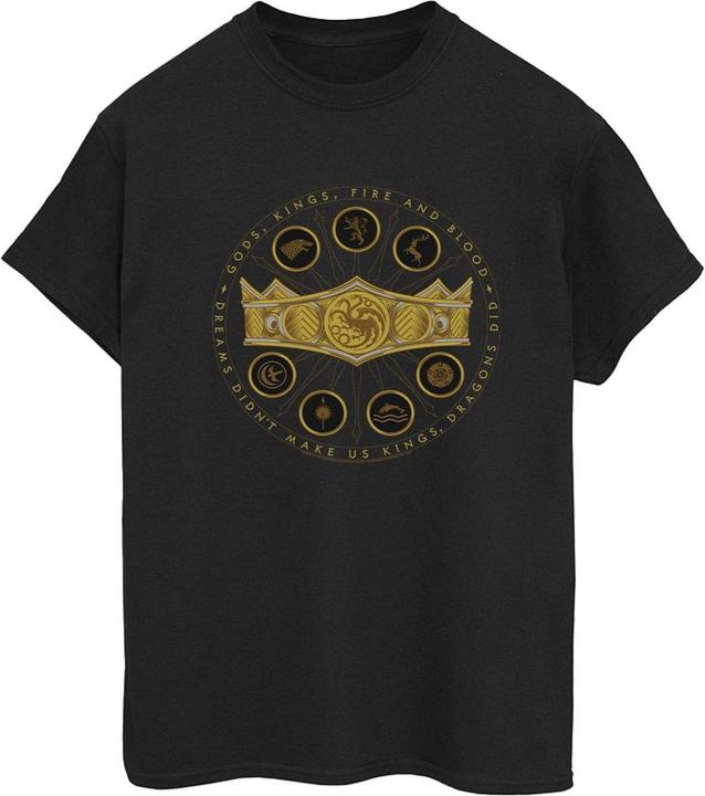 Game of Thrones Gods Kings Fire And Blood TShirt (XL)
