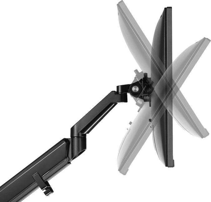 Image du produit Ergo Office Uchwyt Biurkowy Monitora Ze Sprężyną Czarny Er-405b (Tables, 32.01")