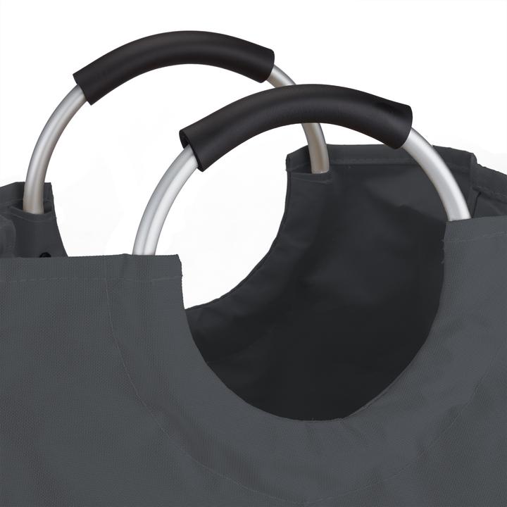 Actual product image Relaxdays Folding Laundry Hamper with Handles (60 l)