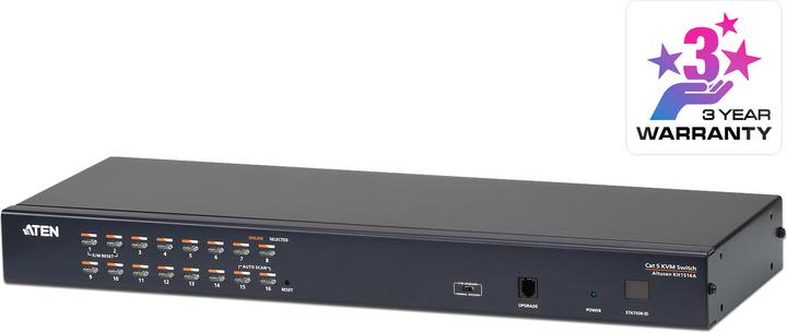 Produktbild Aten KH1516A 16-Port Cat 5e/6 KVM Switch