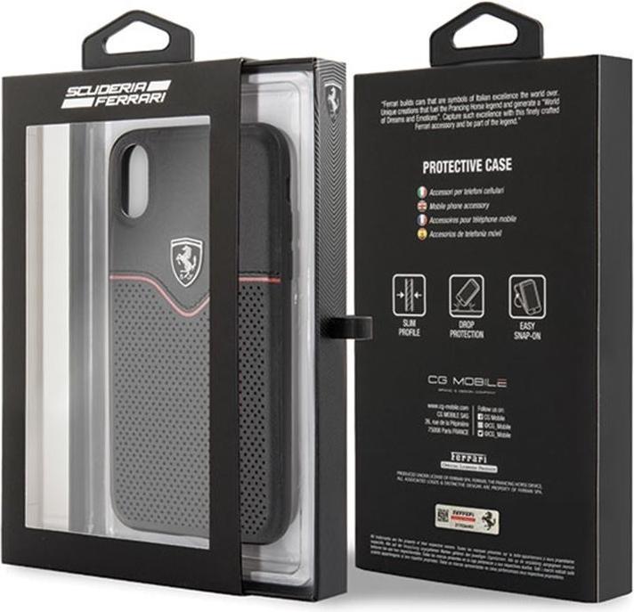 Produktbild Ferrari Hard Case FEOVEHCPXBK for iPhone X / Xs Black (Apple iPhone XS, Apple iPhone X)