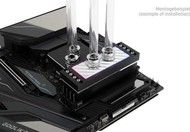 Actual product image Alphacool WAR Apex RAM X4 Water Cooler Silver