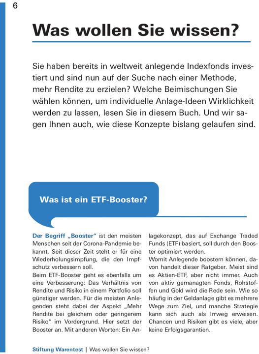 Produktbild Der ETF-Booster für Ihre Geldanlage (Deutsch, Thomas Stoll, 2024)