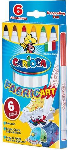 Produktbild Carioca Textilmarker Fabric (Mehrfarbig, 3 mm, 6 x)