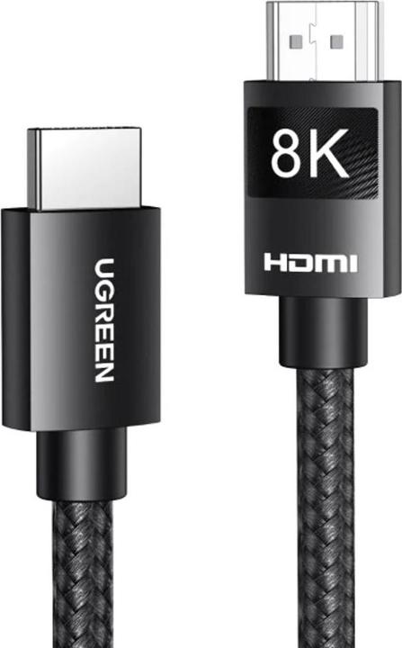 Immagine prodotto Ugreen 2.1 HDMI Cable 8K 4K Braided, 1m - Black (1 m, HDMI)