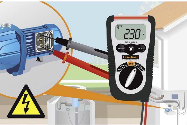 Image du produit Laserliner MultiMeter-Pocket Hand-Multimeter