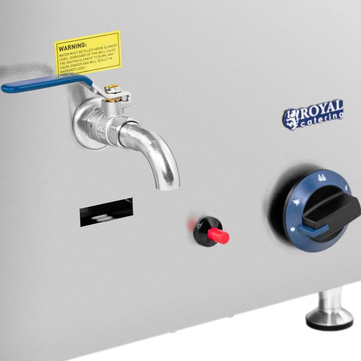 Produktbild Royal Catering Gas Bain Marie 3300 W 1 GN Gastronomiebehälter Bain-Marie RC-BM6050