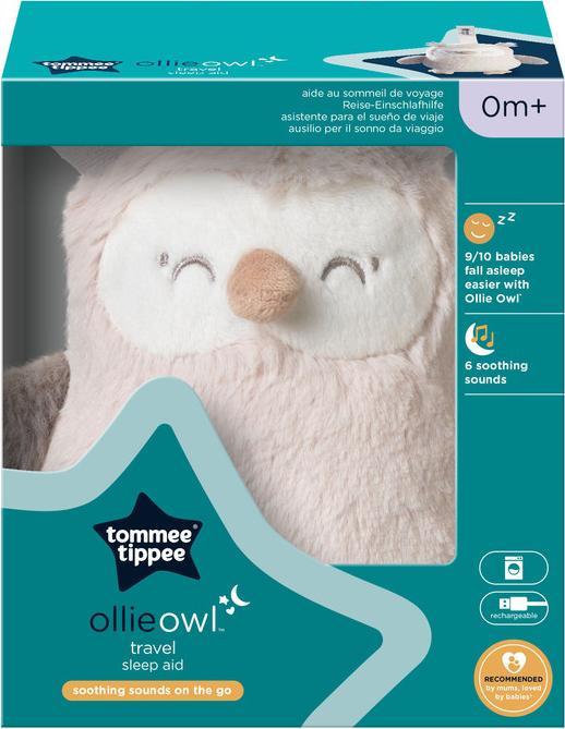 Produktbild Tommee Tippee Mini-Reiseeinschlafhilfe mit weissem Rauschen, CrySensor, USB aufladbar und waschmaschinenfest