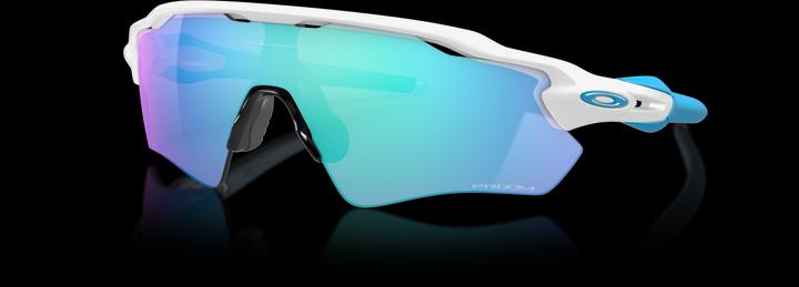 Actual product image Oakley Radar EV Path Prizm Sports Glasses (Polarised White, Prizm Sapphires)