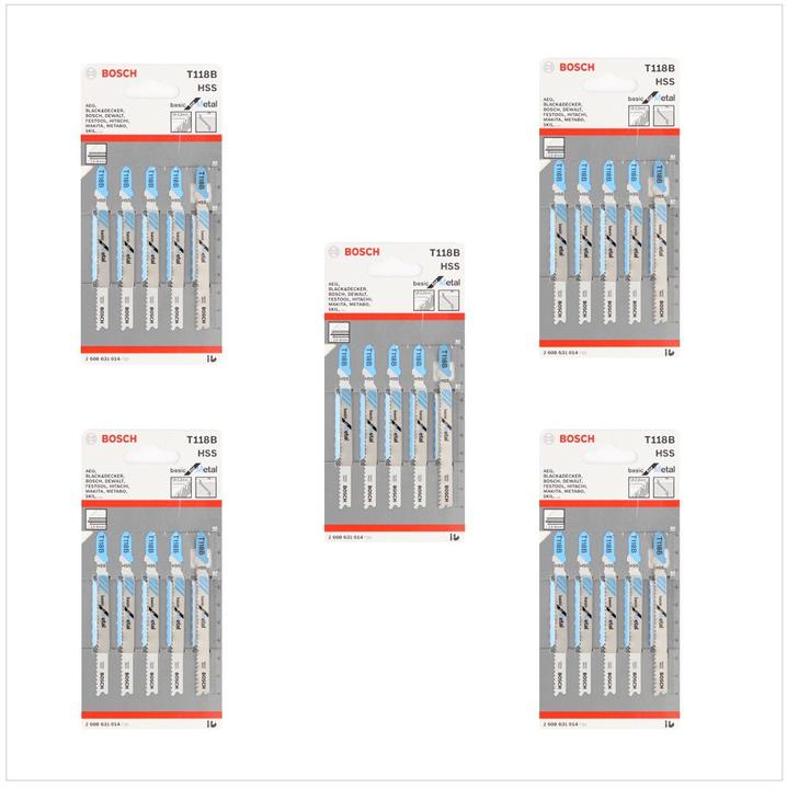 Actual product image Bosch Professional Zubehör T 118 A, pack of 25