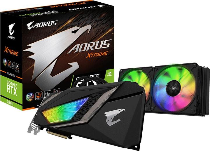 Actual product image Gigabyte Aorus GeForce RTX 2080 Ti Xtreme Waterforce (11 GB)