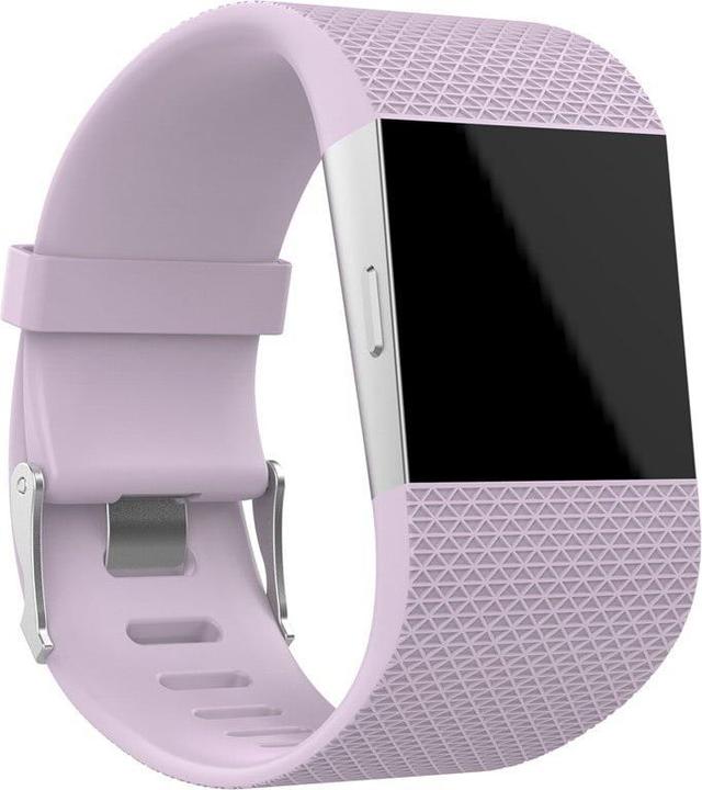 Actual product image JTI Bracelet compatible with Fitbit Surge, light purple - L (Silicone)