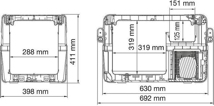 Nutritional values and ingredients Dometic CFX3 35 (36 l)