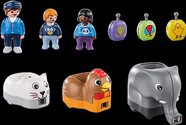 Produktbild Playmobil Mein Schiebetierzug (70405, Playmobil 1.2.3)