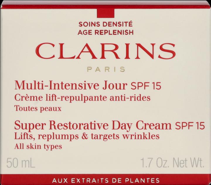 Actual product image Clarins Multi-Intensive Crema De Dia Todo Tipo De Pieles Spf15 50 ml (50 ml, Day cream, SPF 15)