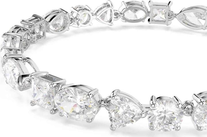 Immagine prodotto Swarovski Mesmera Armband Verschiedene Schliffe Weiss Rhodiniert (Metallo Swarovski)