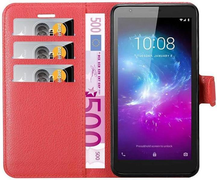 Actual product image Cadorabo Book with stand function cover (ZTE Blade A3)